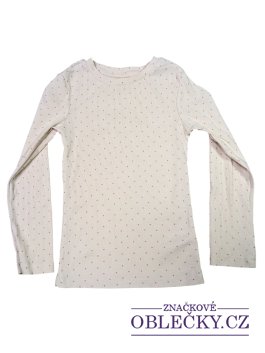 Zvětšit Růžové triko s tečkami pro holky secondhand Next